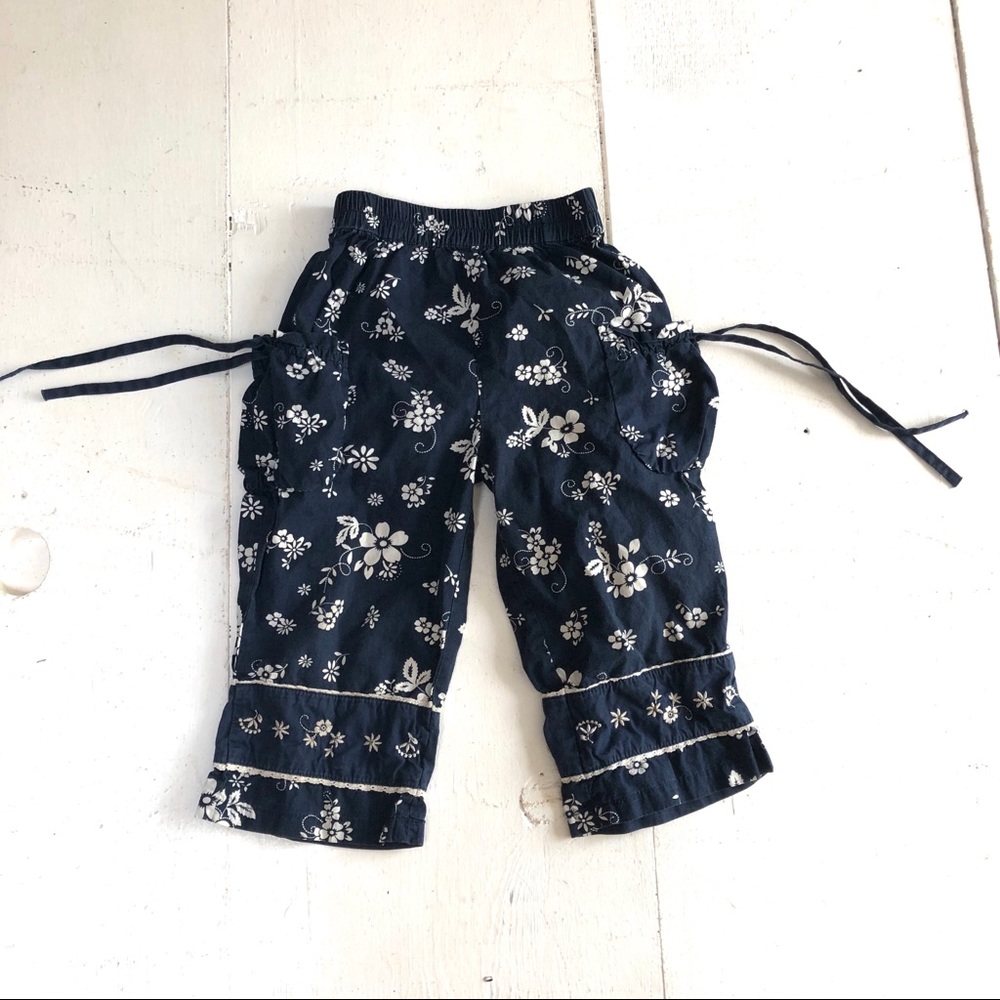 Toddler summer floral pants size 3